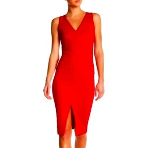 Love...Ady Red Bodycon Dress Small